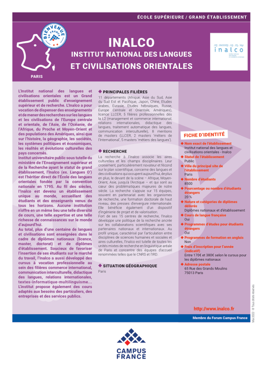 Institut national des langues et civilisations orientales