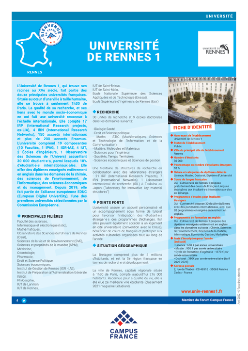 universite rennes 1 campus france