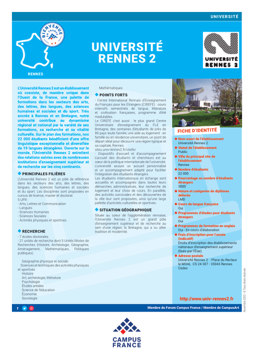 Université Rennes 2 (Haute-Bretagne)