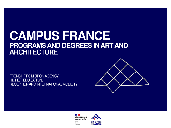 Programs and degrees in art and architecture