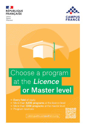 Licence or Master level: choose a program
