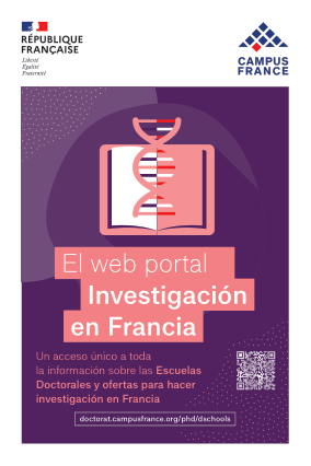 El web portal Investigación en Francia